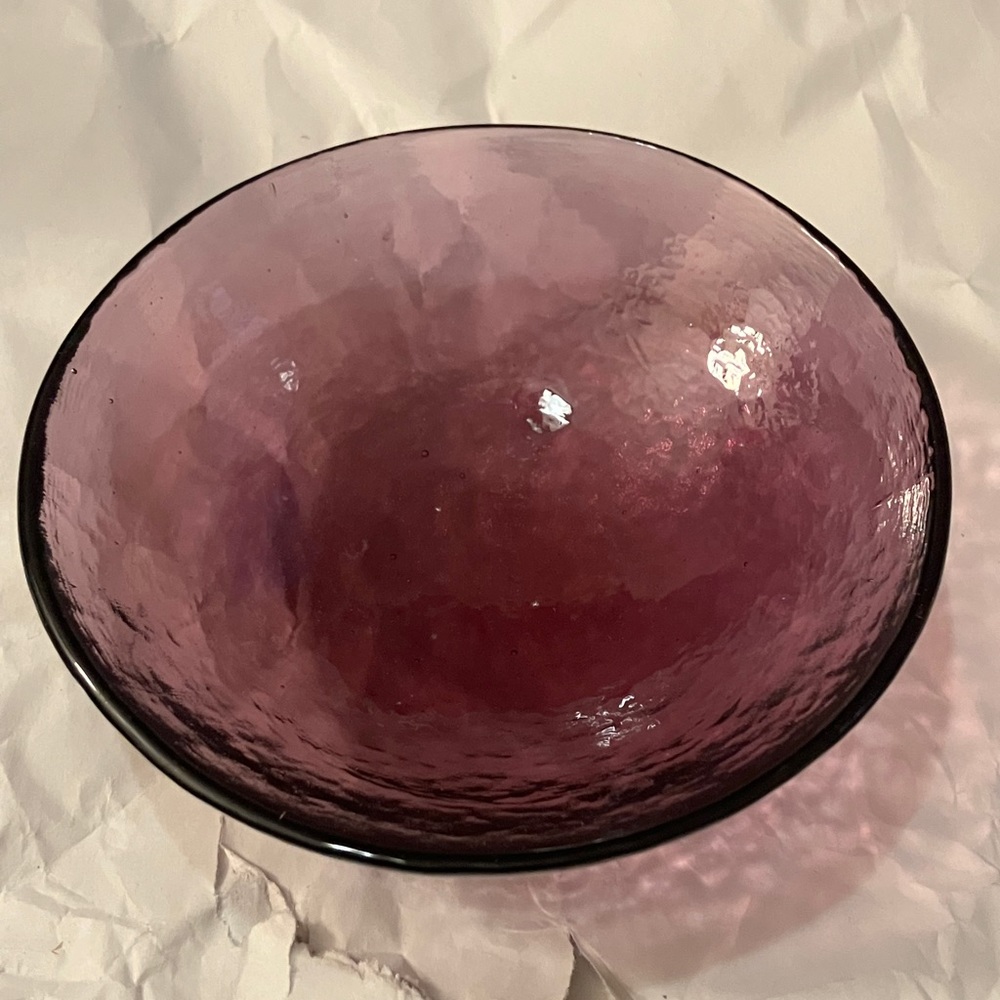 Purple & Ice Low Bowl", by Benjamin Giguere